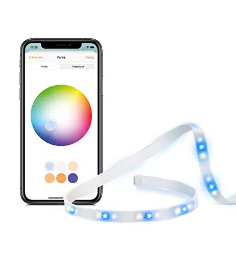 "Eve Light Strip - Intelligenter LED-Lichtstreifen, 2 m, dimmbar, selbstklebend, WiFi, App-Steuerung"