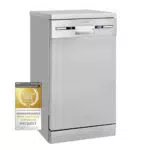 Exquisit Geschirrspüler GSP9309-030E silber, Geschirrspüler 45 cm unterbaufähig und freistehend