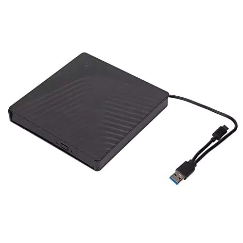 Externer DVD-Brenner für Laptops mit USB 3.0/2.0 Anschluss - Optisches Laufwerk für SATA DVD RW Laufwerke