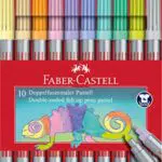Faber-Castell 151119 - Doppelfasermaler 20er Etui, 20 Stück