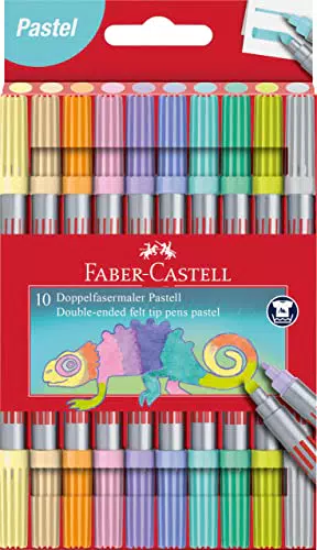 Faber-Castell 151119 - Doppelfasermaler 20er Etui, 20 Stück