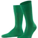 FALKE Herren Socken Tiago M aus Baumwolle - Einfarbig - Grün.