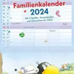 Familienkal. 2024 Der kleine Rabe Socke