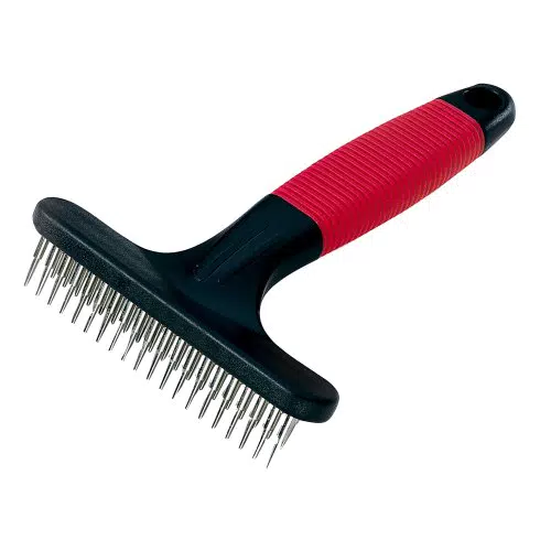 Ferplast Gro 5850 Hunde Kratzkamm, 11 x 15.5 cm