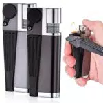 Aufblasbares Feuerzeug aus Metall - Winddicht und nachfüllbar - Ideal als Geschenk