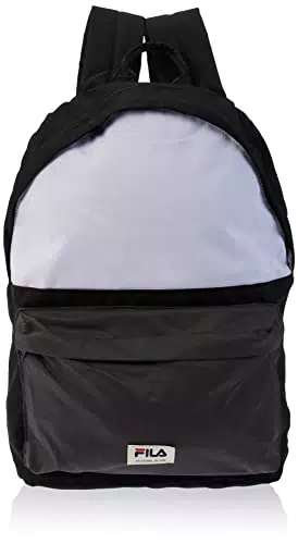FILA Unisex Boma Badge Backpack - Schwarzer Rucksack