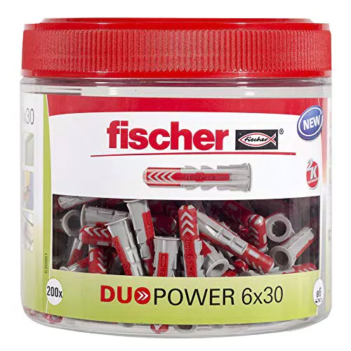 Fischer DUOPOWER - Universaldübel für Beton, Ziegel, Stein und Gipskarton