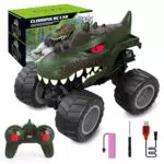 Ferngesteuertes Dinosaurier Auto - RC Monster Truck 1:16, All Terrain, 2.4 GHz Offroad Auto - Dinosaurier Spielzeug für Jungen 3-10 Jahre