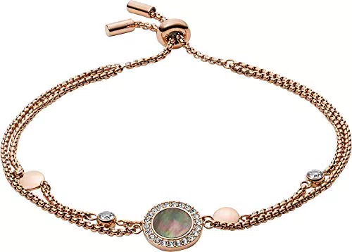 Fossil Damen Armband Misty Autumn aus Roségold Edelstahl - Modell JF02951791