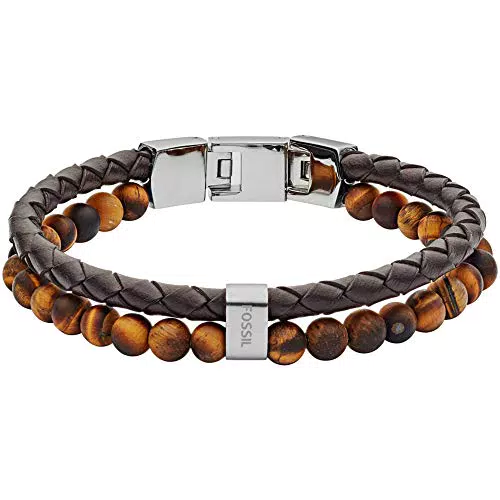 Fossil Herren Vintage Lederarmband JF03118040