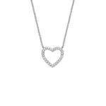 FOSSIL Damenkette Sadie Open Hearted Edelstahl, JF04333040