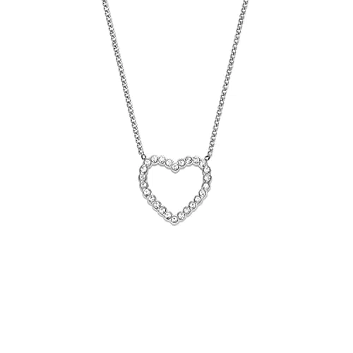FOSSIL Damenkette Sadie Open Hearted Edelstahl, JF04333040