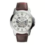 Fossil Grant Automatik mit braunem Lederarmband für Herren ME3099