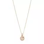 Fossil Klassische Damen Halskette aus Roségold Edelstahl