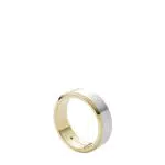 Fossil Ring Für Männer Kleid, Breite: 7.3mm Silber Edelstahl Ring