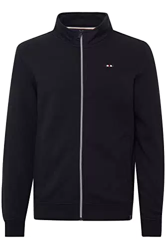 "Anton Herren Sweatjacke mit hochabschließendem Kragen"