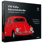 FRANZIS VW Käfer Adventskalender Modellbausatz 1:43 mit Soundmodul und Begleitbuch