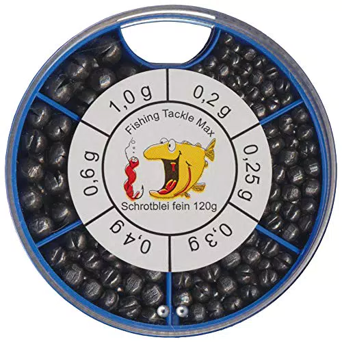 FTM Unisex Erwachsene 10C6033120C10 Schrotblei fein-120g Klemmbleie zum Stippfischen & Forellenangeln