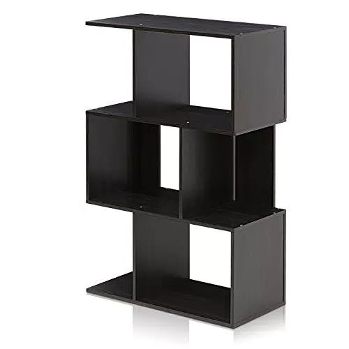 Furinno Bücherregale mit asymetrischen Ablageflächen
