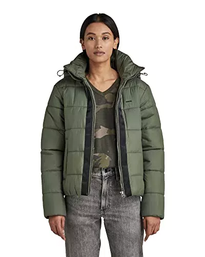 G-STAR RAW Damen Meefic Hooded Jacke - Grün