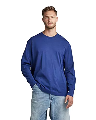G-STAR RAW Herren Back Graphic Boxy T-Shirt - Blau