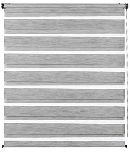 GARDINIA Doppelrollo de luxe Duo-Rollo Seitenzugrollo 70 x 180 cm