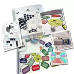 Gartenheld Spielesammlung Pizzabox Design 5 in 1 Set mit Battleshots