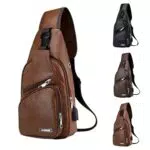 Generisch Sling Bag Herren, Leichte Crossbody Bag Brusttasche