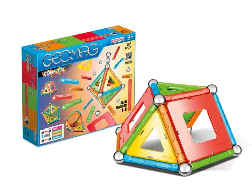 Geomag Classic Confetti Magnetkonstruktionen und Lernspiele
