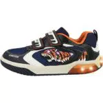 Geox J INEK Jungen Sneaker - Blau/Orange