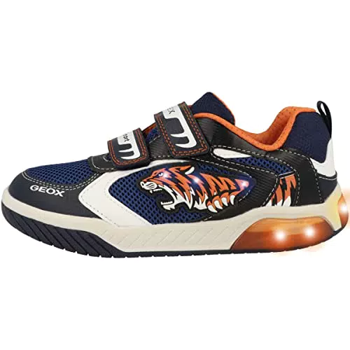 Geox J INEK Jungen Sneaker - Blau/Orange