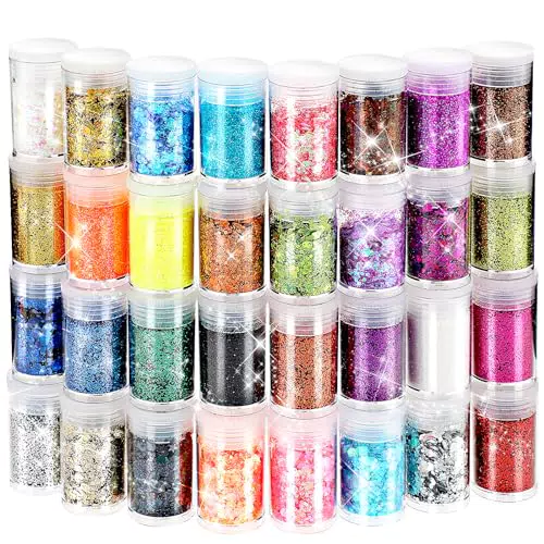Giantree Holografisches Glitzer Set für DIY Bastelarbeiten