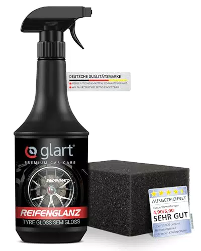 Glart Reifenglanz - Premium Autopflege für matten Seidenglanz