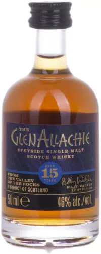 GlenAllachie Single Malt Whisky | Geschmack von Zimt & Sternanis | Vanillearomen | 15 Jahre gereift