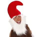 Gnommütze mit Bart und Augenbrauen - Stilvolles Accessoire für den Winter