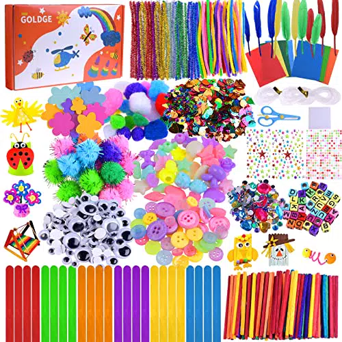 Bastelset für Kinder: Ostern Kunst und DIY Handwerk - Goldge Bastelbedarf