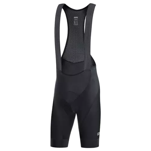 GORE WEAR C3 Kurze Herren Fahrrad Trägerhose mit Sitzpolster schwarz