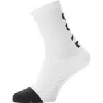 GORE WEAR Unisex M Brand Socken Mittellang' Socks, White/Black