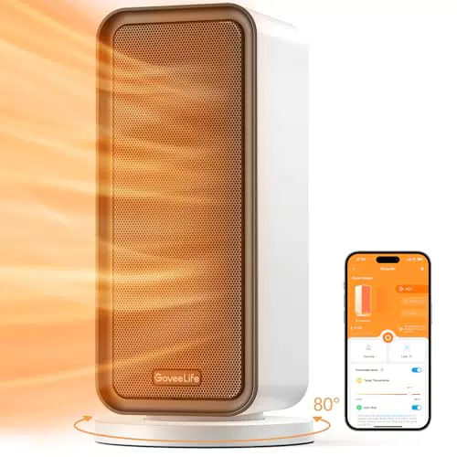 GoveeLife Intelligente Elektrisch Heizlüfter für große Räume