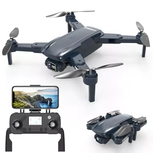 GPS Drohne mit Kamera 4K, 5G WiFi Übertragung Faltbar FPV RC Quadcopter Drone mit Bürstenloser Motor