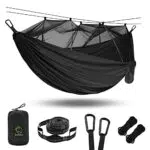 Outdoor Hängematte mit Moskitonetz für 2 Personen - Tragbare Doppelhängematte