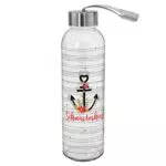Trinkflasche mit Motiv Schwester von GRUSS & CO | Glasflasche mit 50 cl, Trageschlaufe und Schraubverschluss