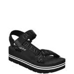 GUESS Damen Keilsandale Avin - Schwarz