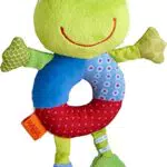 HABA Greifling Frosch Fredi - Spielzeug für Babys und Kleinkinder