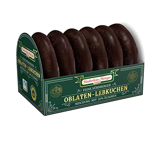Haeberlein Metzger Oblatenlebkuchen Zartbitter, 7er Pack
