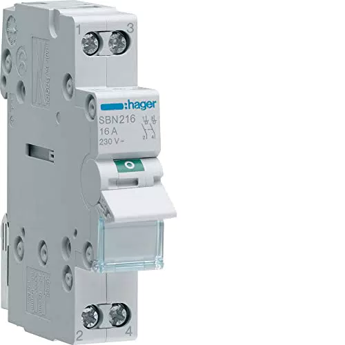 Hager SBN216 Adapter, 230 V, Multicolor