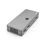 Hama KVM Switch für 2 PCs, Notebooks, Macbooks, Tablets