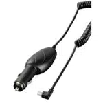 Hama Mini USB Kfz-Ladekabel für Zigarettenanzünder-Buchse mit LED-Funktionsanzeige - Schwarz