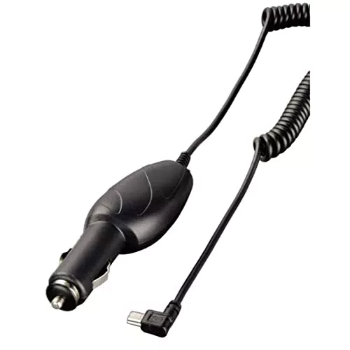 Hama Mini USB Kfz-Ladekabel für Zigarettenanzünder-Buchse mit LED-Funktionsanzeige - Schwarz