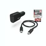 Hama USB-C-Ladegerät für Kfz-Zigarettenanzünder, mit Power Delivery Lade-Adapter